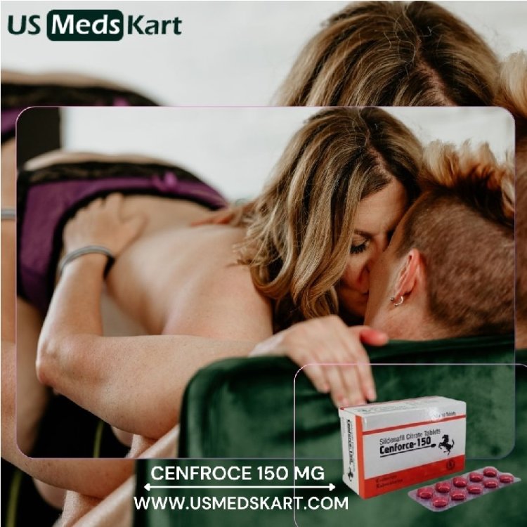 Cenforce 150 mg tablet helps with treating ED or impotence