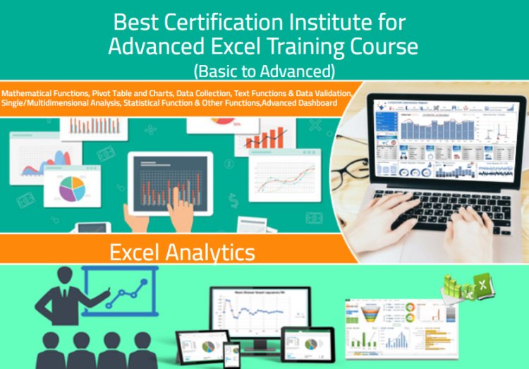 Excel Training Course in Delhi, 110032. Best Online Live Advanced Excel Training in Mumbai by IIT Faculty , [ 100% Job in MNC] July Offer'24, Learn Excel, VBA, MIS, Tableau, Power BI, Python Data Science and Domo, Top Training Center in Delhi NCR - SLA Consultants India,