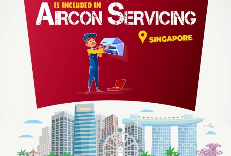 What is included in aircon servicing in Singapore?
