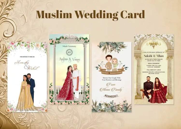 15 Wedding Invitation Cards Muslim