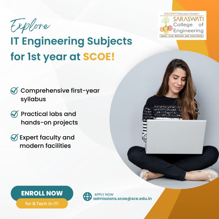 IT Engineering Subjects for 1st Year at SCOE