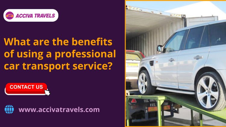 What are the benefits of using a professional car transport service?