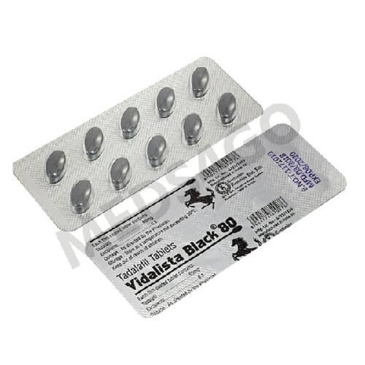 How Vidalista Black 80 mg Helps in Treating ED | Meds4go