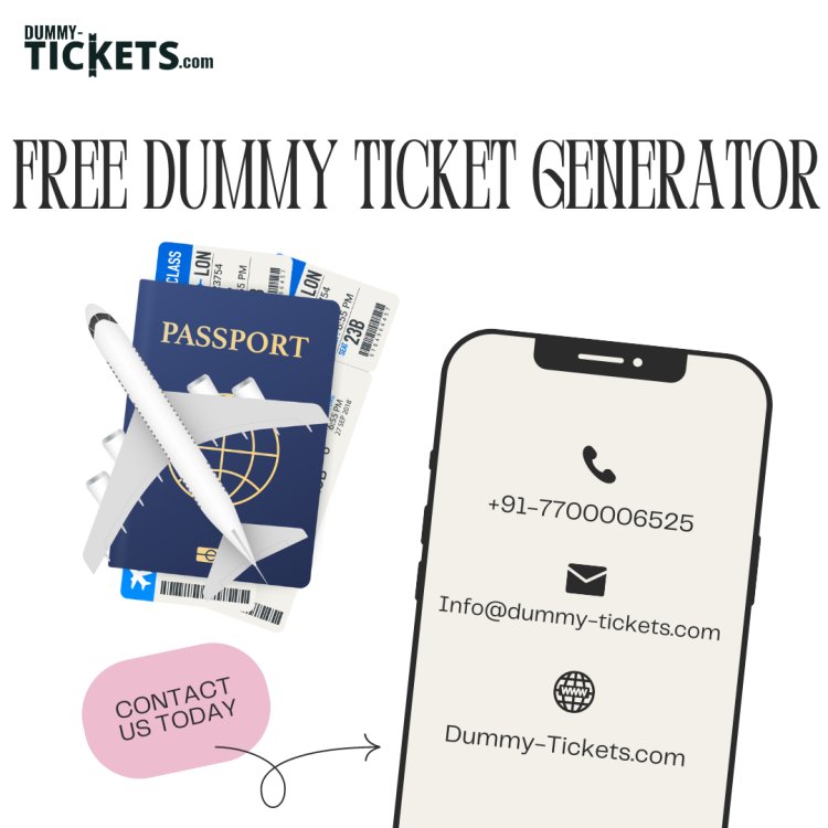Free Dummy Ticket Generator
