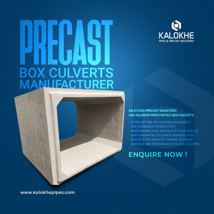 Expert RCC Box Culvert Manufacturer in Pune, India