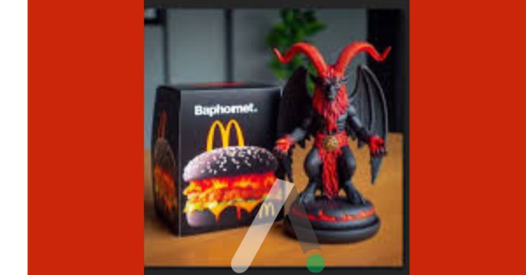 McDonald's Baphomet Blissful Feast: Disclosing the artificial intelligence Produced Trick