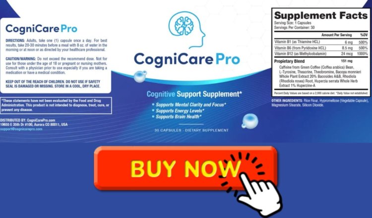 CogniCare Pro Cognitive Support Supplement Official Website, Working, Price & Reviews [Updated 2024]