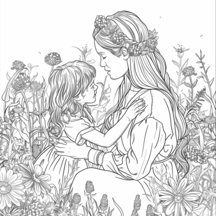 Disegni da colorare per la Festa della Mamma: un regalo dal cuore