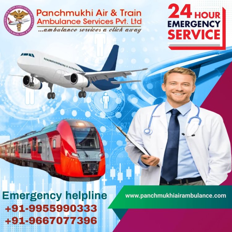 Get the Best and Fast ICU Train Ambulance Service in Ranchi by Panchmukhi