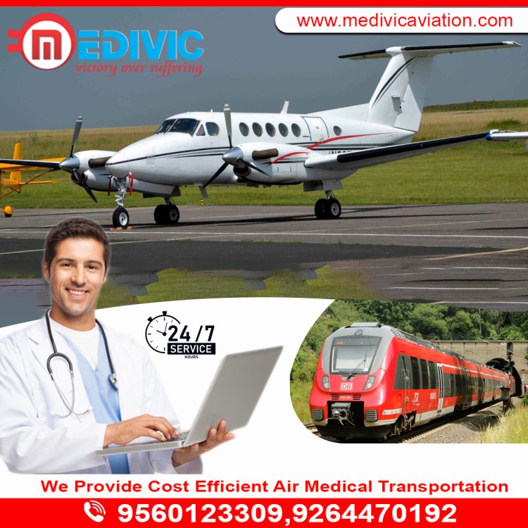 Get Medivic Train Ambulance in Ranchi with the Fastest and Safest Medical Services