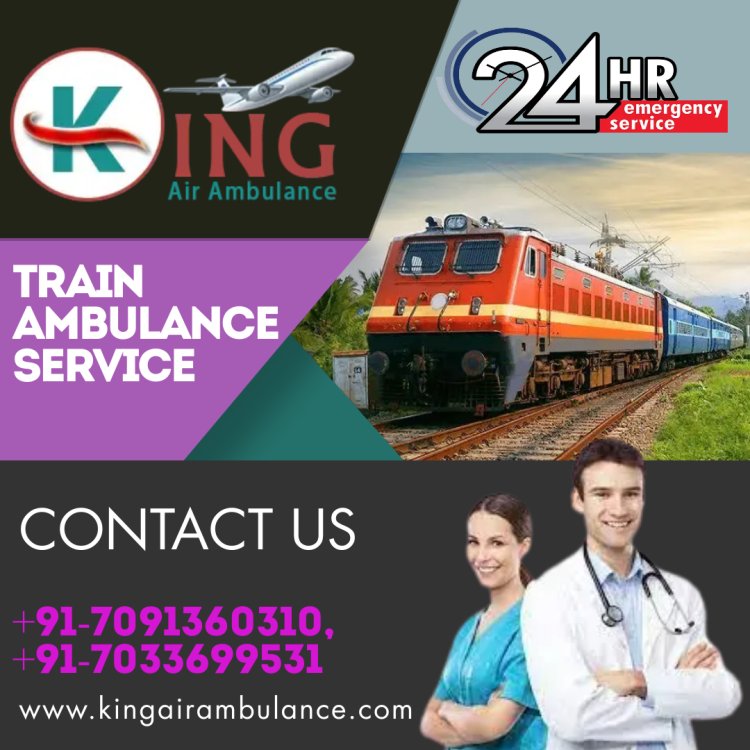 King Train Ambulance in Patna for Transportation Delivered in the Presence Paramedics