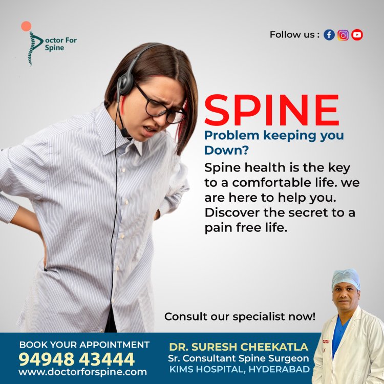 Top spine surgeon in Hyderabad - Dr. Suresh cheekatla