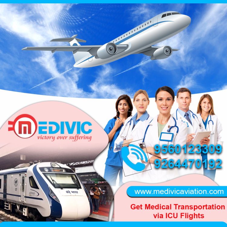 Book Medivic Train Ambulance in Patna - Needs Quick Medical Transportation