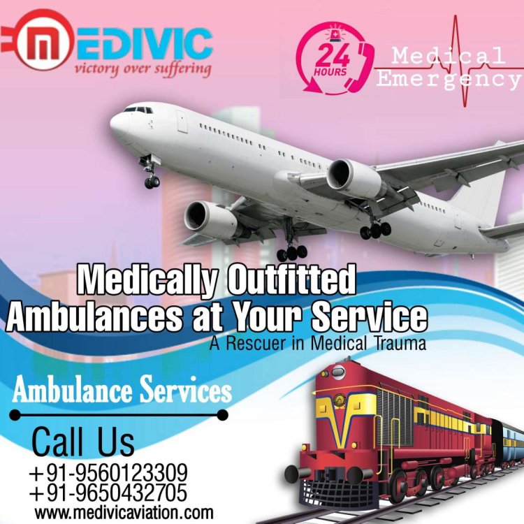 Medivic Train Ambulance in Ranchi is a Support Provider during Critical Medical Emergency