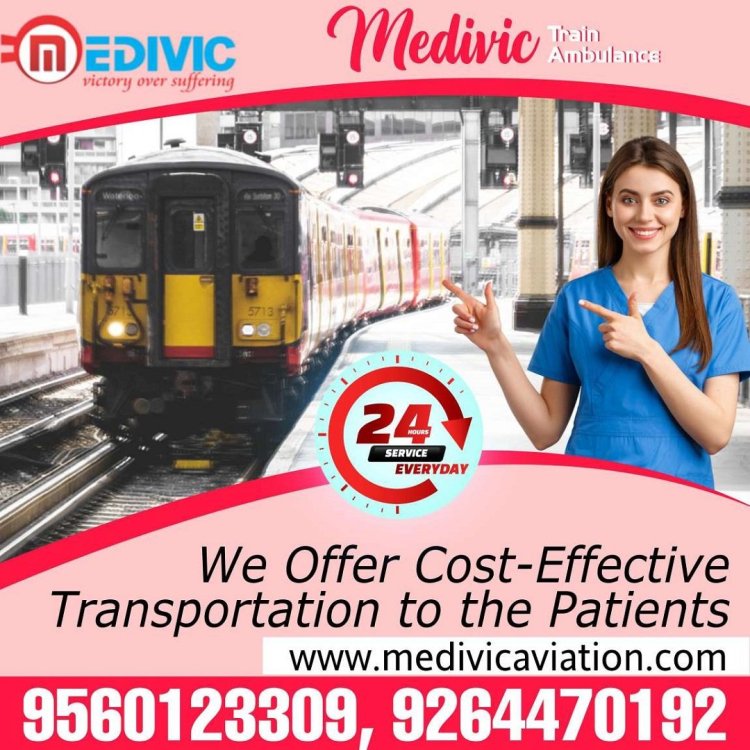Book Medivic Train Ambulance in Patna with Expert medical team at Low Cost