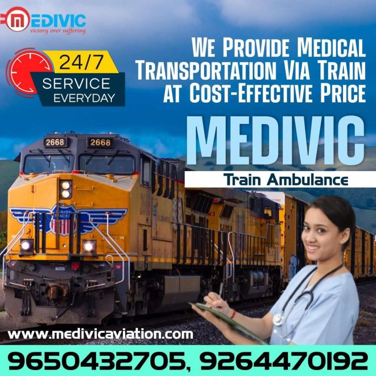 Get Medivic Train Ambulance in Ranchi with medical team at Reasonable Price
