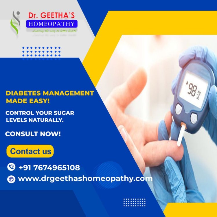 Best Homeopathy Doctor for Diabetes in Hanamkonda - Dr. Geetha's Homeopathy