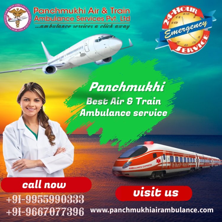 Get Patients Shifted to a Distant Location - Hire Panchmukhi Train Ambulance in Patna