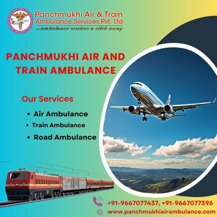 Panchmukhi Train Ambulance in Kolkata provides safe medical transportation
