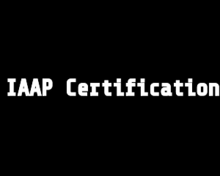 IAAP Certification