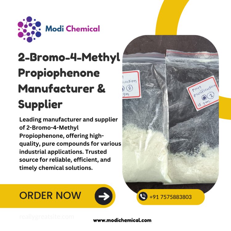 Key Uses of 2-Bromo-4-Methyl Propiophenone in Pharmaceuticals - Modi Chemical