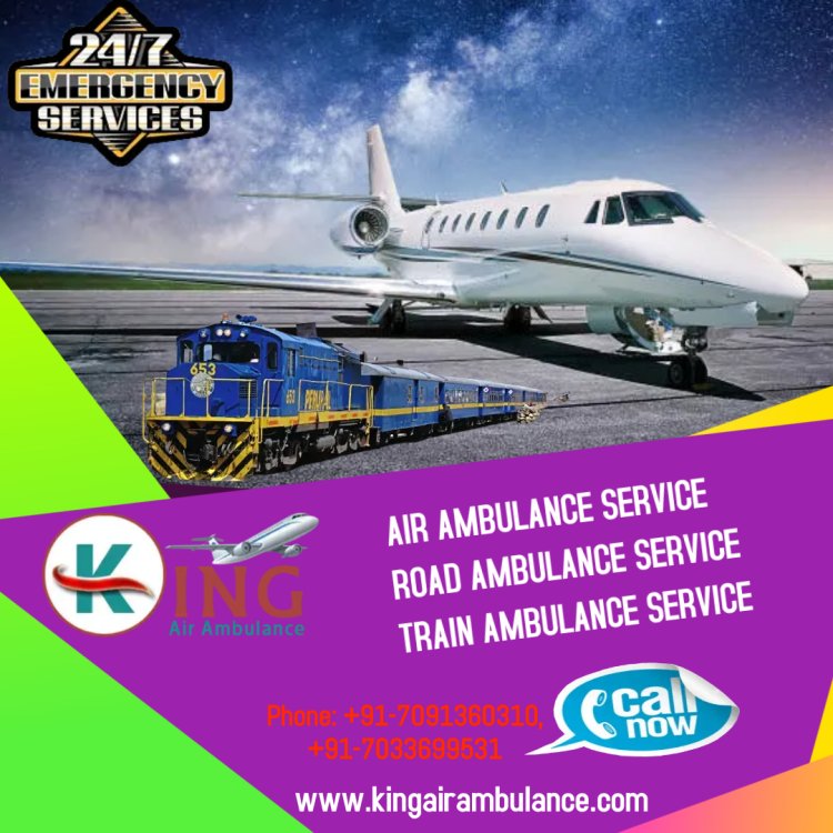 King Train Ambulance in Patna provide Patient transportation at the low price