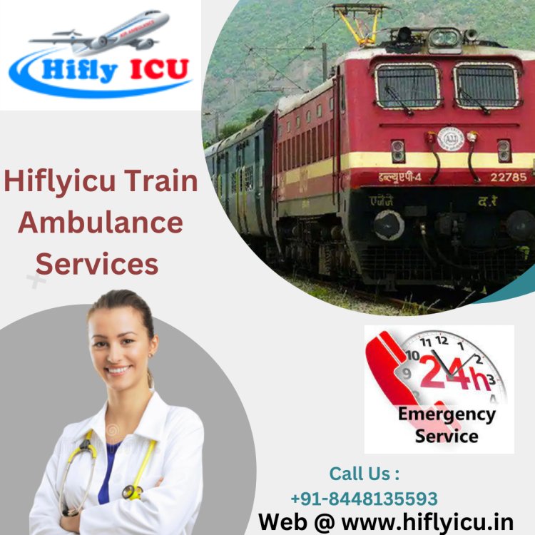 Round the clock Train Ambulance Service in Bhubaneswar by Hiflyicu