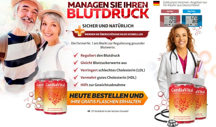 CardiaVital Blood Gummies Deutschland (DE, AT, CH) Bewertungen [Aktualisiert 2024]