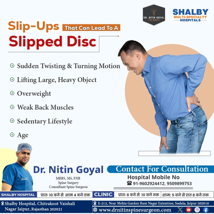 Dr. Nitin Goyal - Slip Disc Treatment in Jaipur