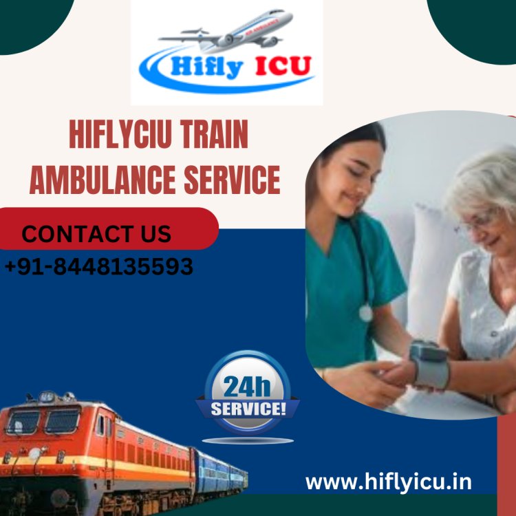 Fully Equipped Train Ambulance in Chandigarh by Hiflyicu Train