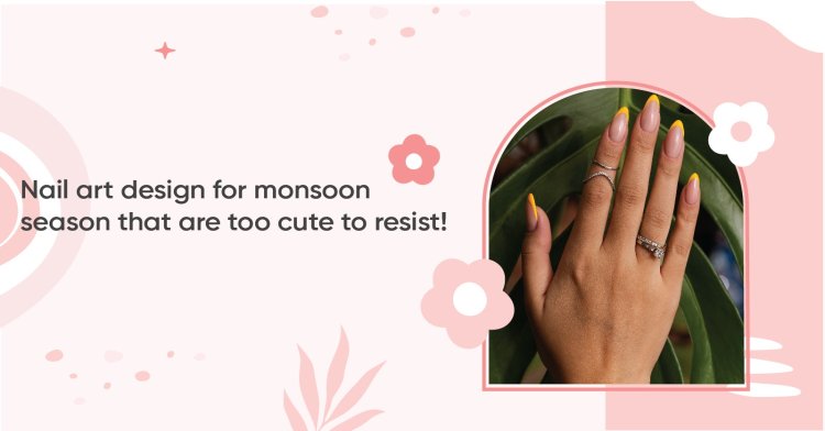 Nail art designs for monsoon season that are too cute to resist!