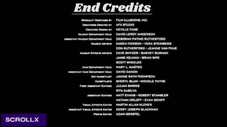 Understanding the Importance of End Credits in Film Production