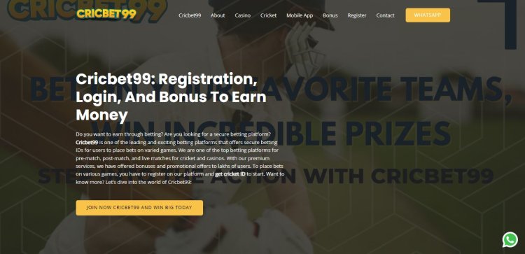 Discover the Best Cricket Betting Experience with Cricbet99