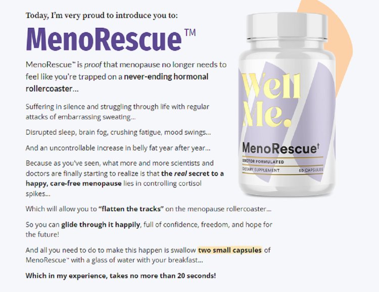 Well Me MenoRescue Healthy (USA) Official Website, Working, Price & Reviews [Updated 2024]