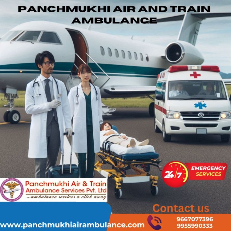 Panchmukhi Train Ambulance in Kolkata offering safer medical transportation