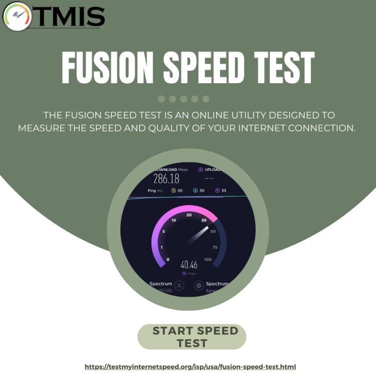 Fusion Speed Test Uncovering Your Internets True Potential