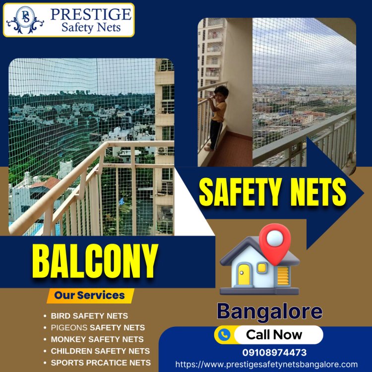 Balcony Safety Nets in Bangalore | Prestige Safety Nets | +91 910897447