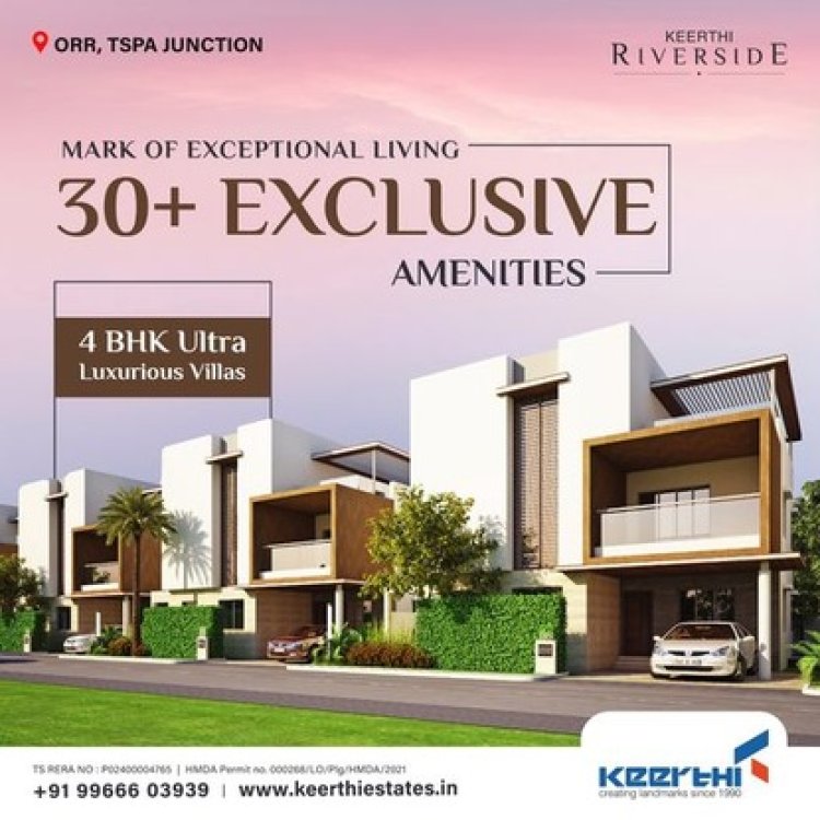 Gated Community Villas In Kismatpur | Keerthi Estates