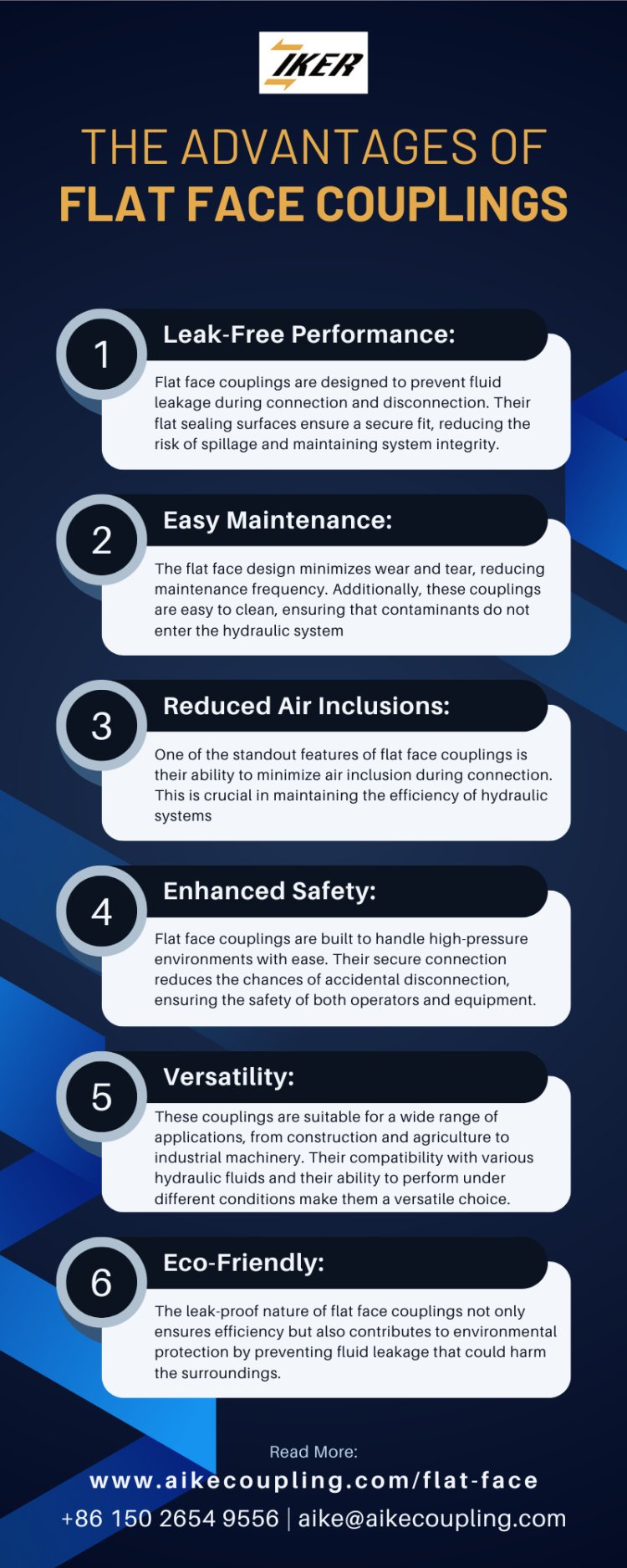 The Advantages of Flat Face Couplings [Infographic]