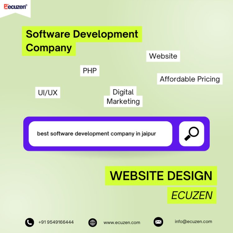 Best Software Development Company in Jaipur: Ecuzen Software