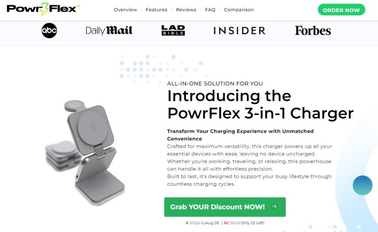 PowrFlex Charger Australia | United Kingdom Reviews PowrFlex Portable Charger Multiple Chargers In One PowrFlex!