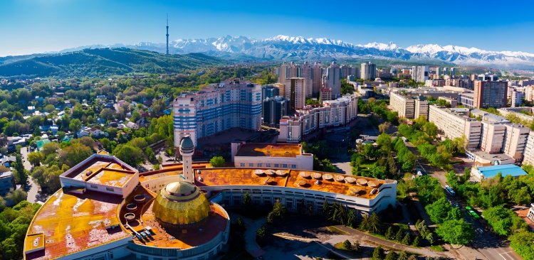 Famous tourist destination in Almaty Kazakhstan