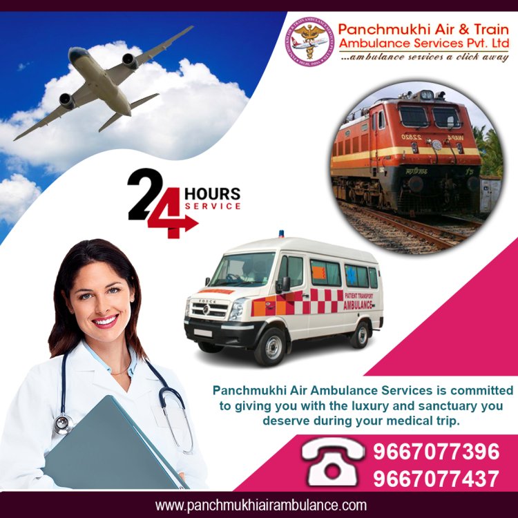 Panchmukhi Train Ambulance in Guwahati provide 24-hour emergency services to patients