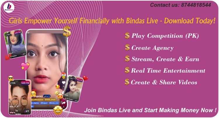 Bindas Live: Your Platform for Live Streaming, PK Battles, High-Quality Chats, and Big Wins!