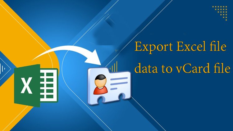 Process of exporting Excel XLS files to a vCard VCF file