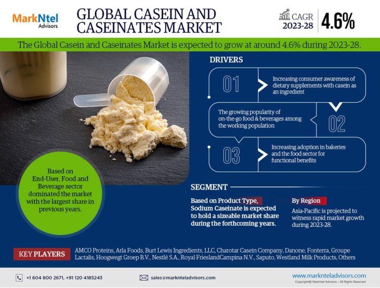 What's Driving the Casein and Caseinates Market Trends? AMCO Proteins, Arla Foods, Burt Lewis Ingredients, LLC, Charotar Casein Company, Danone, Fonterra