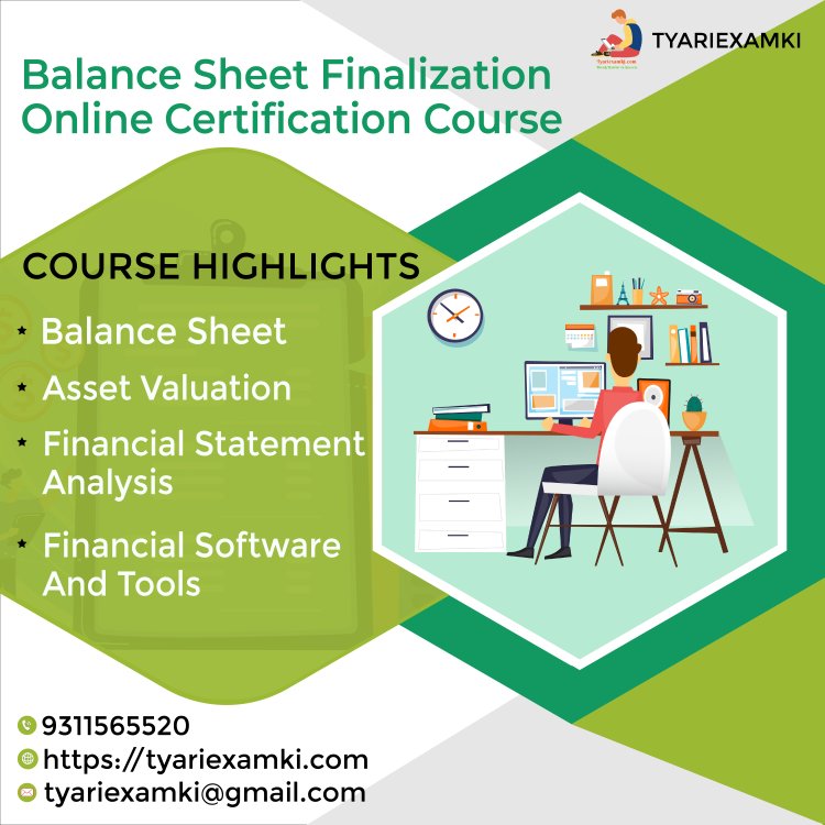 Balance sheet finalization course