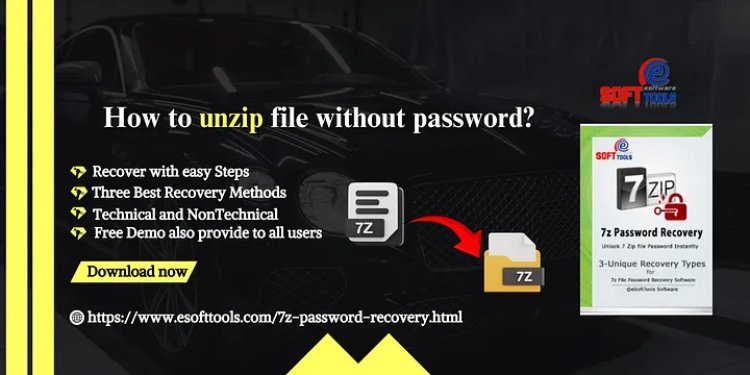 How to unzip 7z file without passwords?