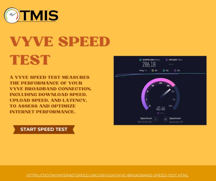 How to Use Vyve Speed Test Data to Optimize Network Performance for Streaming