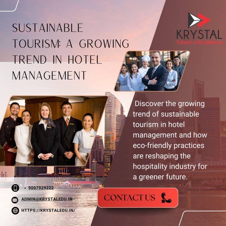 Sustainable Tourism: A Growing Trend in Hotel Management